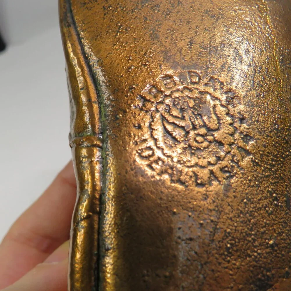 Vintage Bronzed Baby Shoe 60s good quality